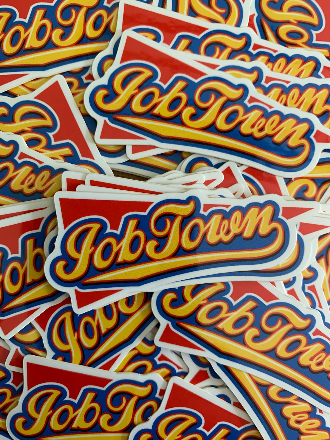 Ball Park Frank/ Job Town Sticker